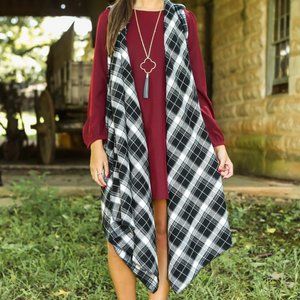 Plaid Glamorous Retreat Vest